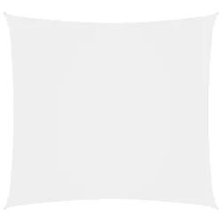 fehér téglalap alakú oxford-szövet napvitorla 2 x 2,5 m