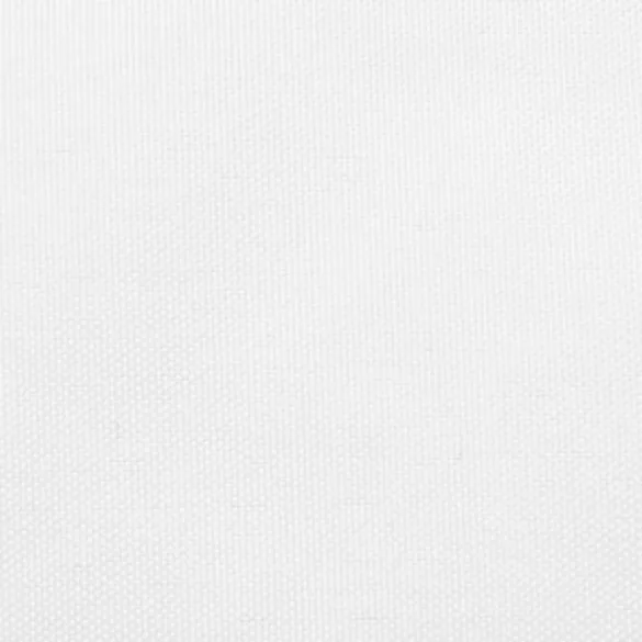 fehér téglalap alakú oxford-szövet napvitorla 2,5 x 3,5 m