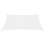 fehér téglalap alakú oxford-szövet napvitorla 2,5x4 m