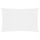 fehér téglalap alakú oxford-szövet napvitorla 3 x 6 m