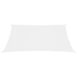 fehér téglalap alakú oxford-szövet napvitorla 3,5 x 5 m