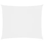 fehér téglalap alakú oxford-szövet napvitorla 4 x 6 m