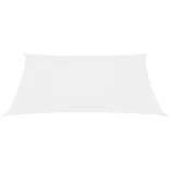 fehér téglalap alakú oxford-szövet napvitorla 4 x 6 m