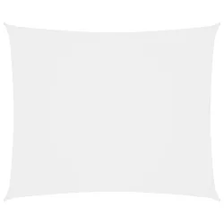 fehér téglalap alakú oxford-szövet napvitorla 5 x 7 m