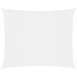 fehér téglalap alakú oxford-szövet napvitorla 6 x 8 m