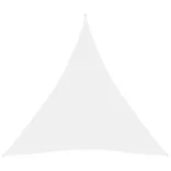 fehér háromszögű oxford-szövet napvitorla 3 x 3 x 3 m