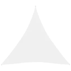 fehér háromszögű oxford-szövet napvitorla 3 x 3 x 3 m
