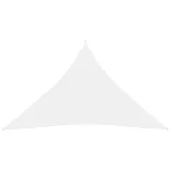 fehér háromszögű oxford-szövet napvitorla 3 x 3 x 3 m