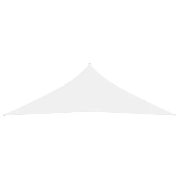 fehér háromszögű oxford-szövet napvitorla 3 x 3 x 4,24 m