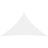 fehér háromszög alakú oxford-szövet napvitorla 4 x 4 x 5,8 m