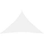 fehér háromszög alakú oxford-szövet napvitorla 4 x 5 x 5 m
