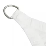 fehér háromszögű oxford-szövet napvitorla 4 x 5 x 6,4 m