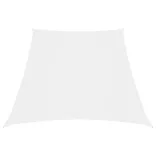 fehér trapéz alakú oxford-szövet napvitorla 3/5 x 4 m