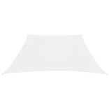 fehér trapéz alakú oxford-szövet napvitorla 3/5 x 4 m