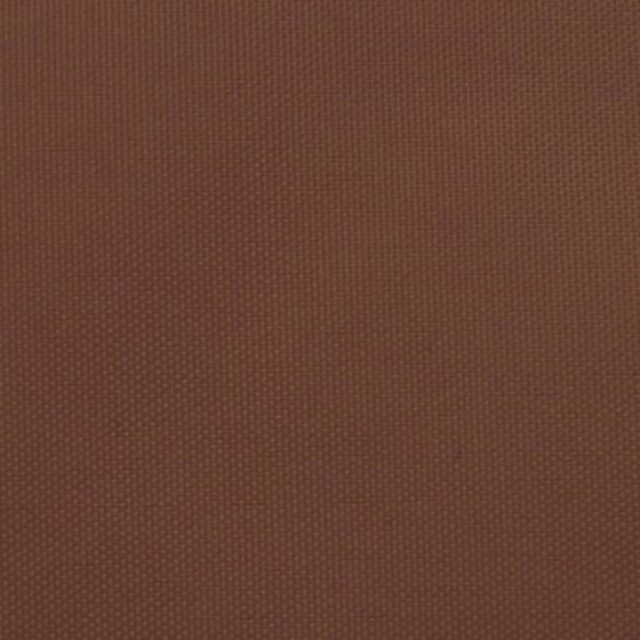 terrakotta téglalap alakú oxford-szövet napvitorla 5 x 6 m