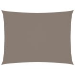 tópszínű téglalap alakú oxford-szövet napvitorla 2 x 3,5 m