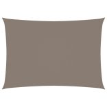 tópszínű téglalap alakú oxford-szövet napvitorla 2 x 4 m