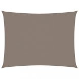 tópszínű téglalap alakú oxford-szövet napvitorla 2,5 x 3,5 m