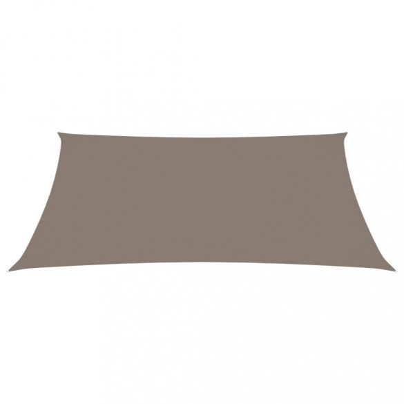 tópszínű téglalap alakú oxford-szövet napvitorla 2,5 x 3,5 m