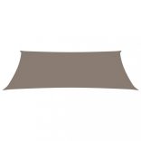 tópszínű téglalap alakú oxford-szövet napvitorla 2,5 x 5 m