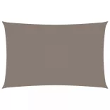 fehér téglalap alakú oxford-szövet napvitorla 3 x 6 m