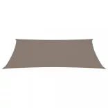 fehér téglalap alakú oxford-szövet napvitorla 3 x 6 m