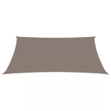 fehér téglalap alakú oxford-szövet napvitorla 6 x 8 m