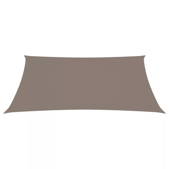 fehér téglalap alakú oxford-szövet napvitorla 6 x 8 m