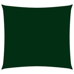   sötétzöld négyzet alakú oxford-szövet napvitorla 2,5 x 2,5 m