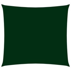   sötétzöld négyzet alakú oxford-szövet napvitorla 3,6 x 3,6 m