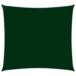   sötétzöld négyzet alakú oxford-szövet napvitorla 4 x 4 m