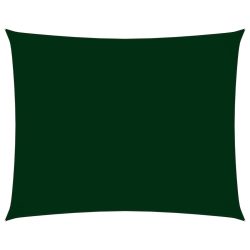   sötétzöld téglalap alakú oxford-szövet napvitorla 2 x 3,5 m