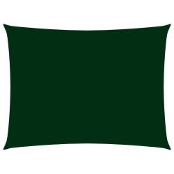   sötétzöld téglalap alakú oxford-szövet napvitorla 2,5 x 4,5 m