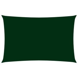   sötétzöld téglalap alakú oxford-szövet napvitorla 2,5 x 5 m