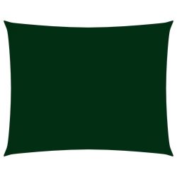   sötétzöld téglalap alakú oxford-szövet napvitorla 4 x 5 m