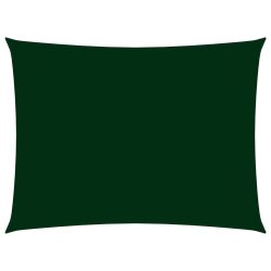   sötétzöld téglalap alakú oxford-szövet napvitorla 6 x 7 m