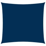 kék négyzet alakú oxford-szövet napvitorla 3,6 x 3,6 m
