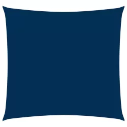 kék négyzet alakú oxford-szövet napvitorla 3,6 x 3,6 m