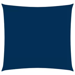 kék négyzet alakú oxford-szövet napvitorla 7 x 7 m