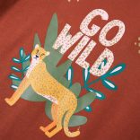 Konyak színű hosszú ujjú gyerekpóló 140