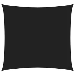 fekete téglalap alakú oxford-szövet napvitorla 2,5 x 3 m