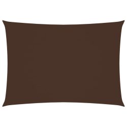barna téglalap alakú oxford-szövet napvitorla 2 x 3 m