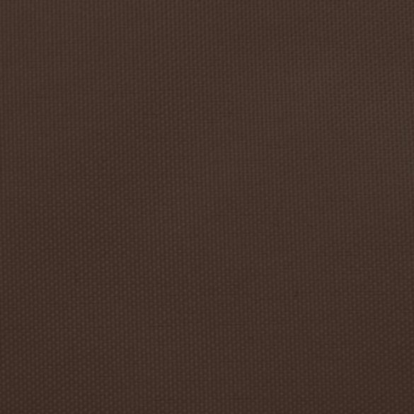 barna téglalap alakú oxford-szövet napvitorla 2,5 x 3 m