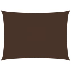 barna téglalap alakú oxford-szövet napvitorla 2,5 x 3,5 m