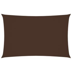 barna téglalap alakú oxford-szövet napvitorla 2,5 x 5 m