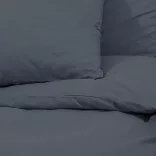 antracitszürke mikroszálas ágyneműhuzat-garnitúra 200 x 200 cm
