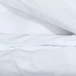 fehér mikroszálas ágyneműhuzat-garnitúra 220 x 240 cm