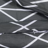 szürke pamut ágyneműhuzat-garnitúra 260 x 240 cm