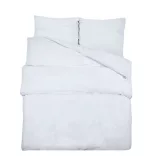 fehér pamut ágyneműhuzat-garnitúra 200 x 200 cm