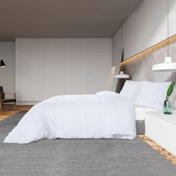 fehér pamut ágyneműhuzat-garnitúra 220 x 240 cm